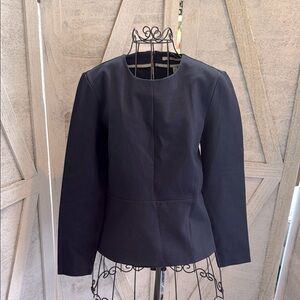 J Brand Navy Women's Structured Top